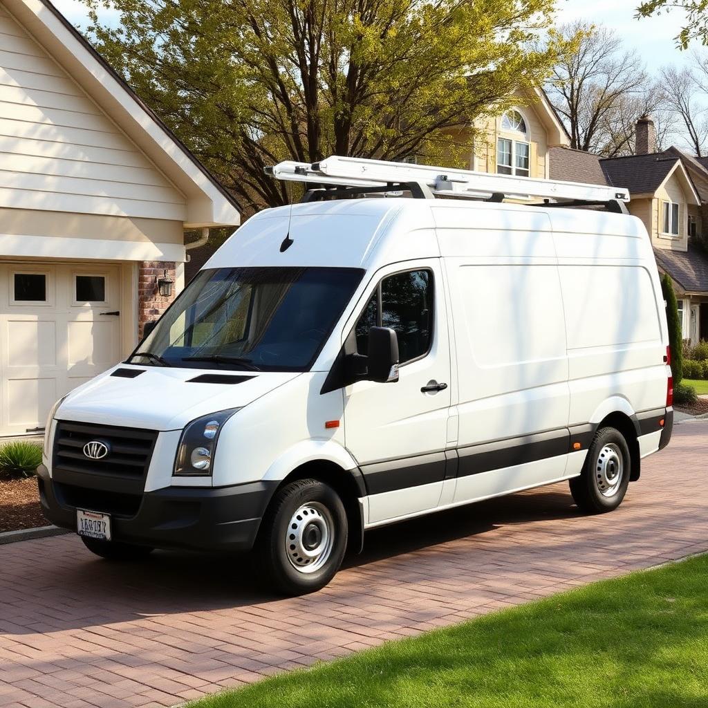 HVAC service van